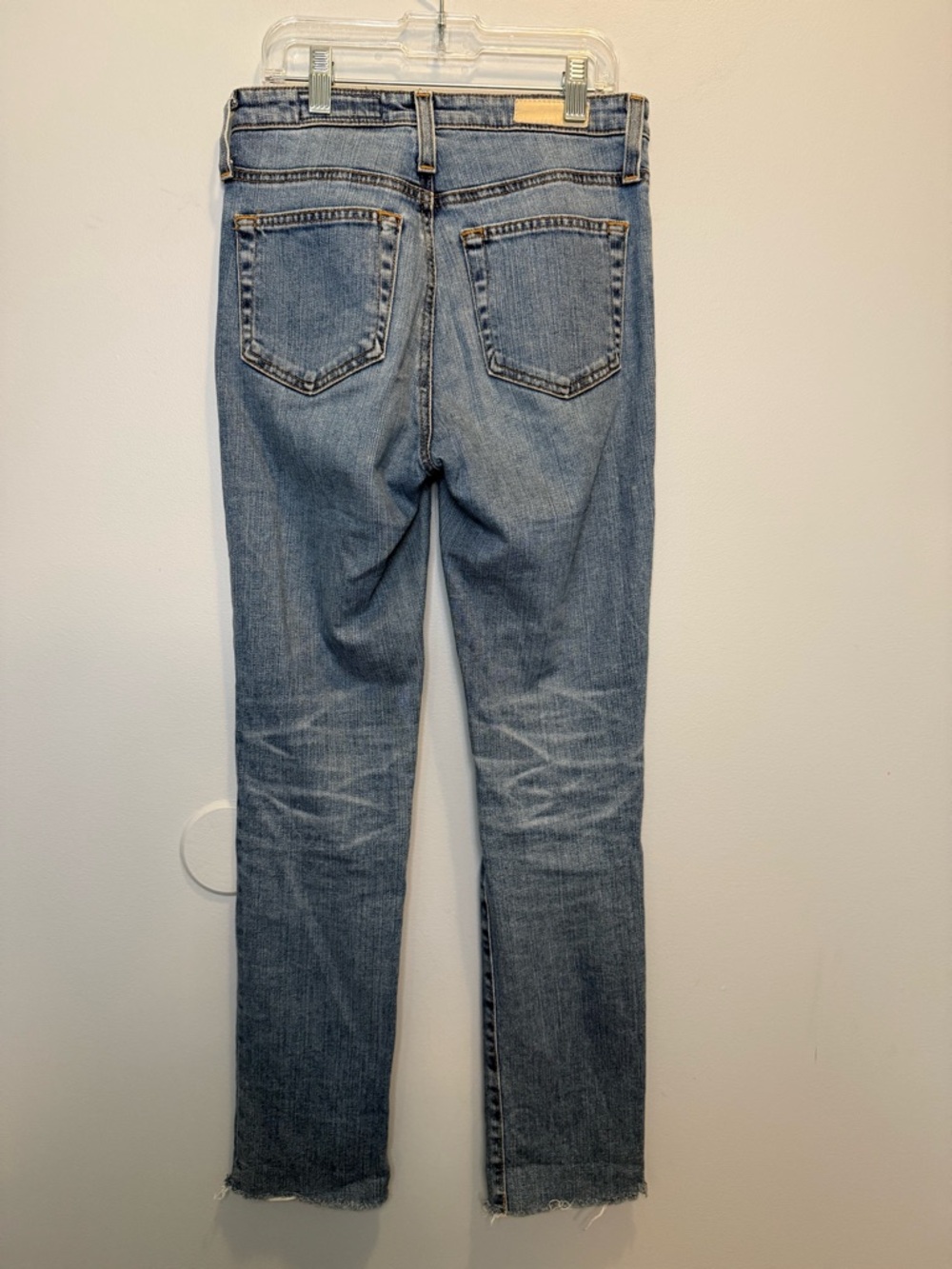 AG Adriano Goldschmied The Isabelle High-Rise Straight Crop Jeans Medium Wash 24 - Picture 2 of 8